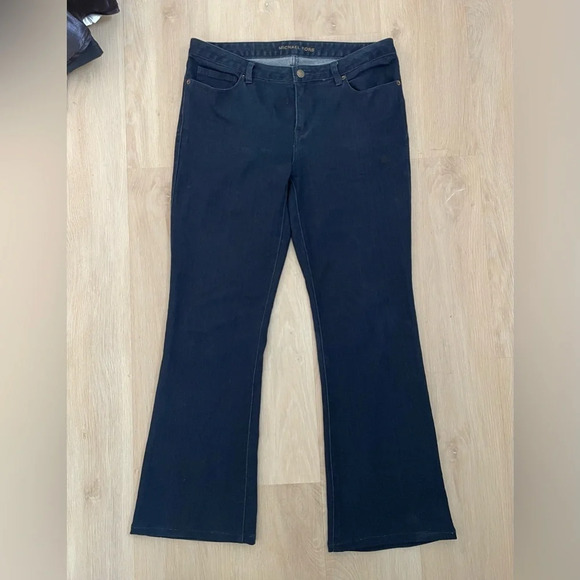 Michael Kors Dark Wash Bootcut Jeans - Picture 1 of 4